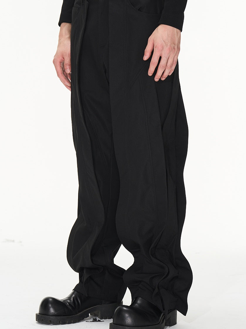 Nichi Wide Straight Wrap Pants