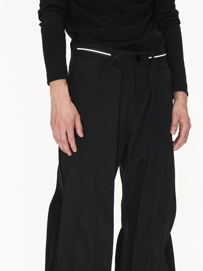 Nichi Wide Straight Wrap Pants