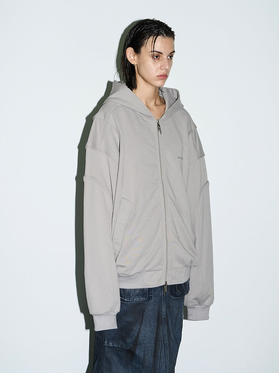 Übergröße Hoodie Sweat Plain Casual Parka