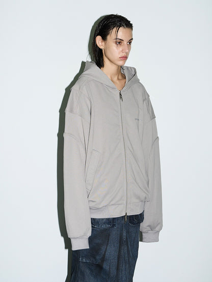 Oversize Hoodie Sweat Plain Casual Parka