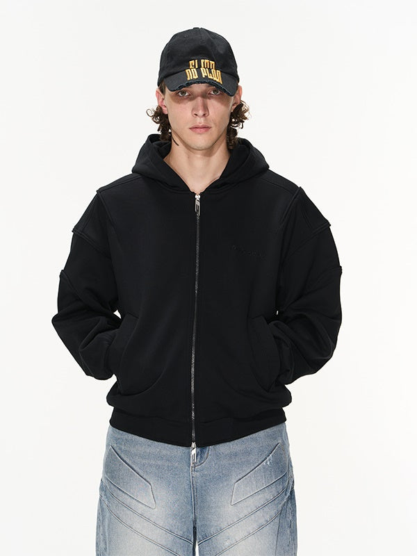 Übergröße Hoodie Sweat Plain Casual Parka