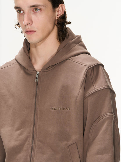 Übergröße Hoodie Sweat Plain Casual Parka