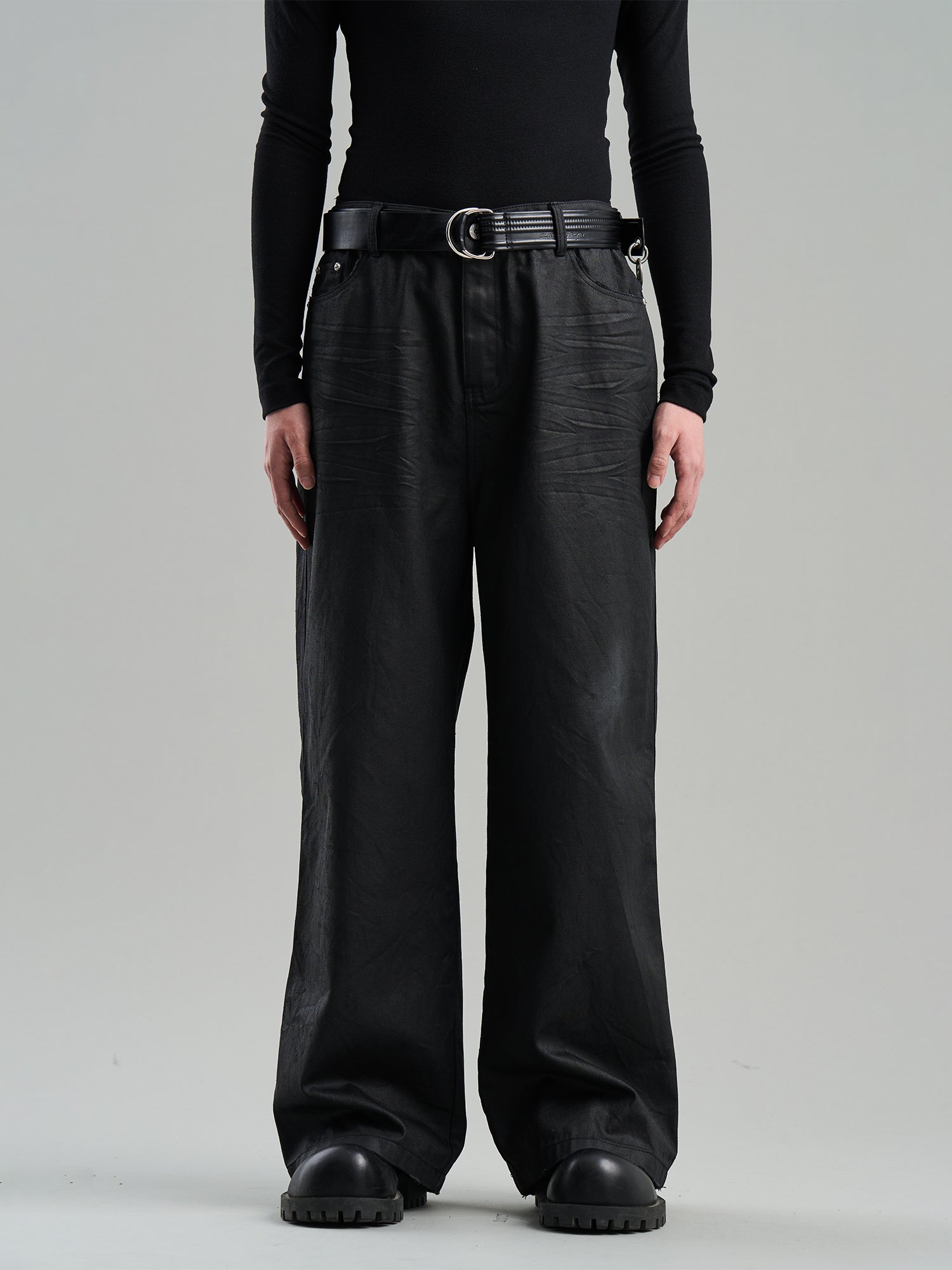 Straight Simple Casual Wide-Leg Pants