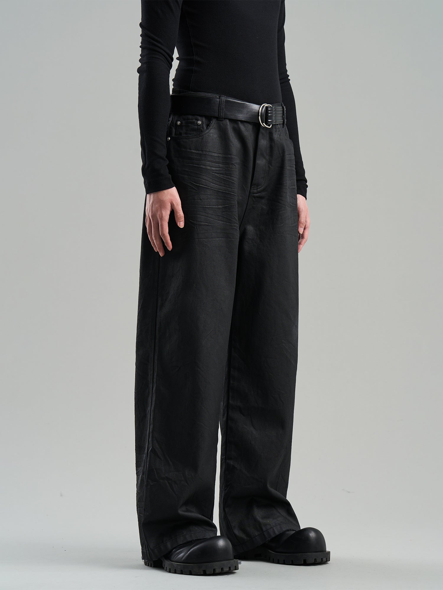 Straight Simple Casual Wide-Leg Pants