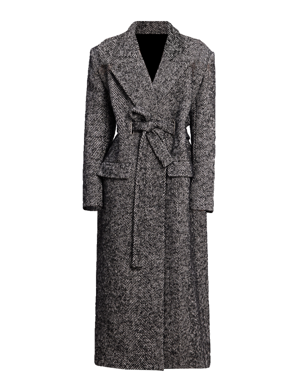 Wool Formal Oversize Long-Coat