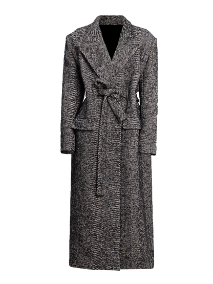 Wool Formal Oversize Long-Coat