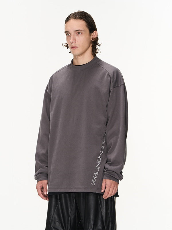 Übergroßer Brief Casual Pullover