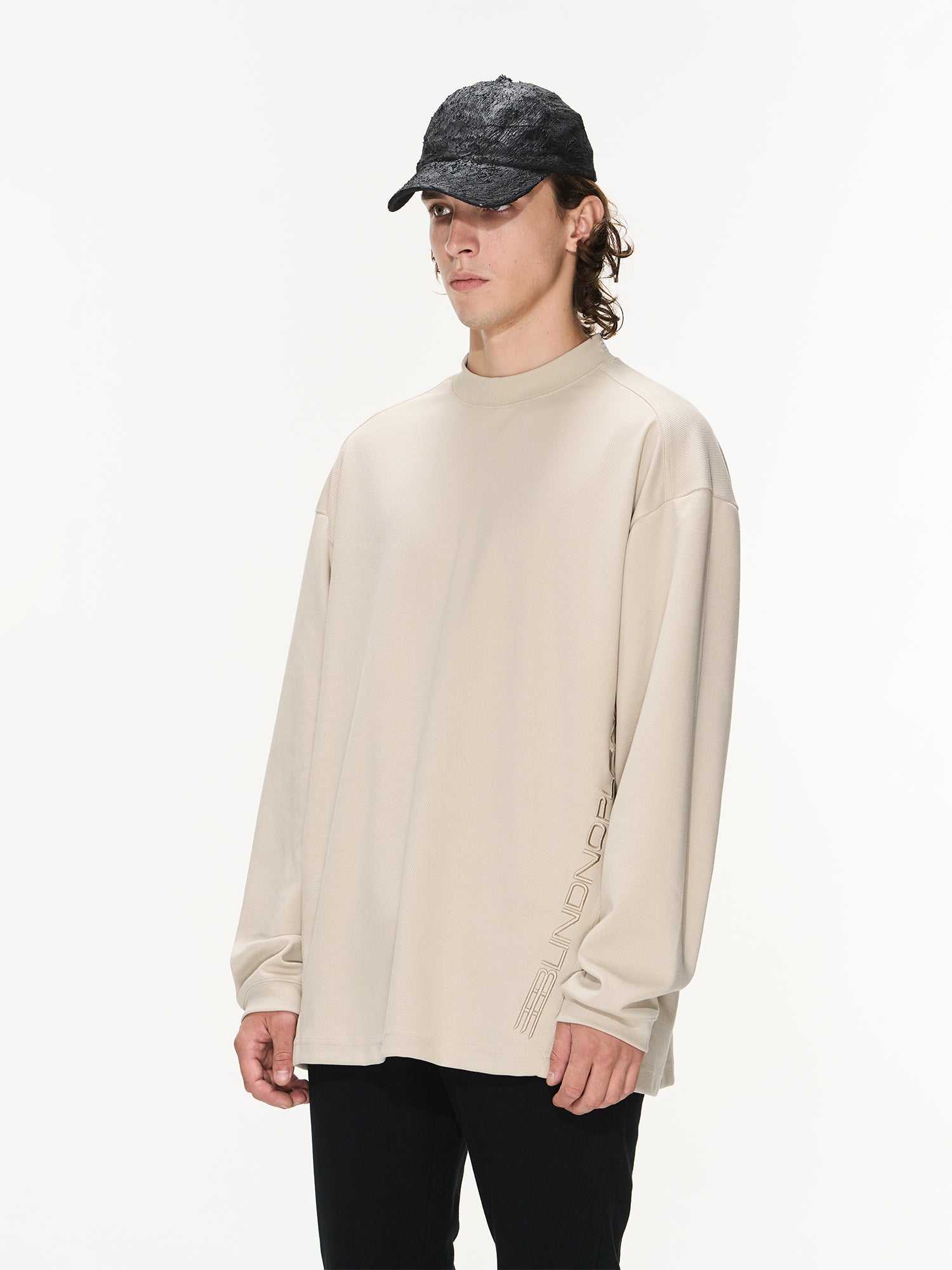 Übergroßer Brief Casual Pullover