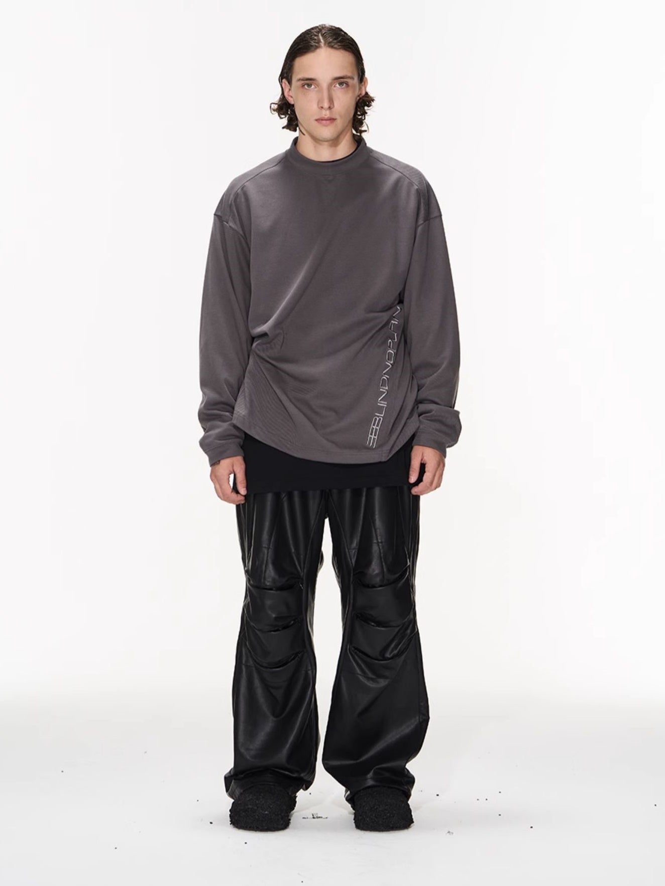 Übergroßer Brief Casual Pullover