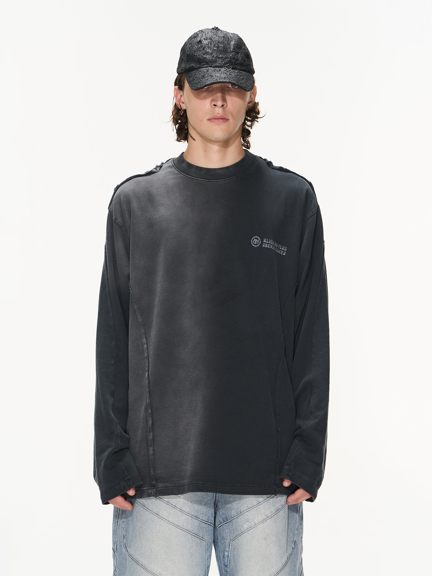 Faded Gradation Nichi Sweat Pullover