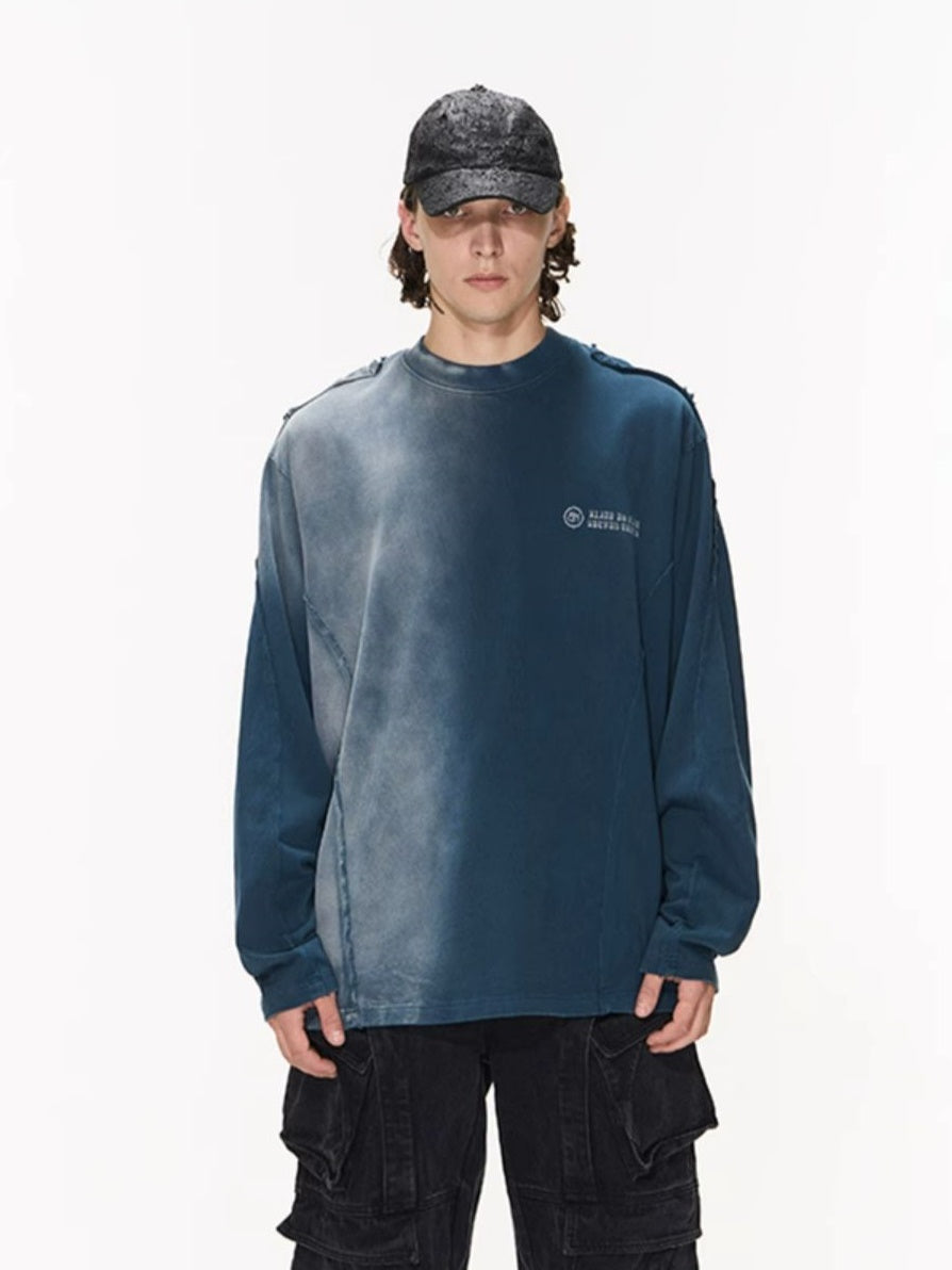 Faded Gradation Nichi Sweat Pullover