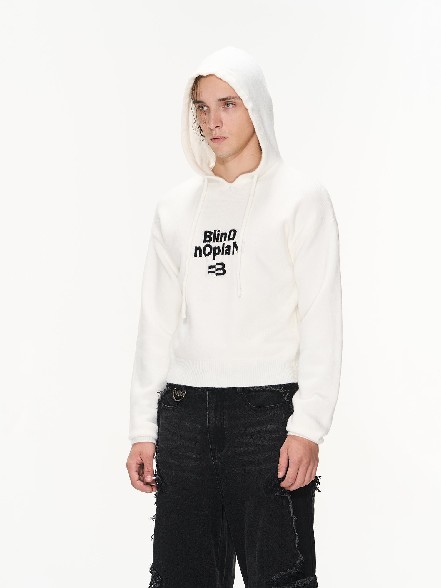 Unisex Hoddie Loose Stretch Ovresize Knit