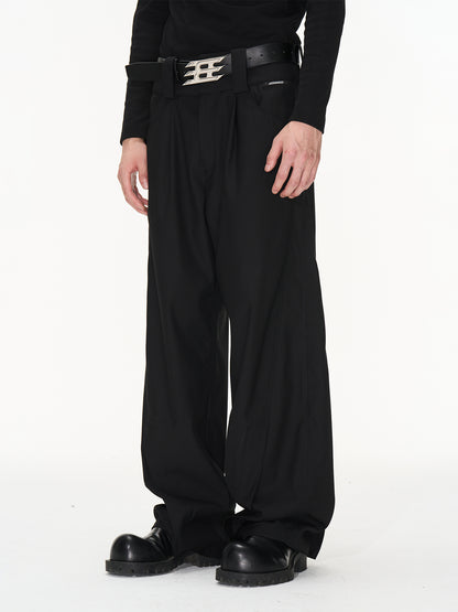 Loose Relax Straight Casual Wide-Pants