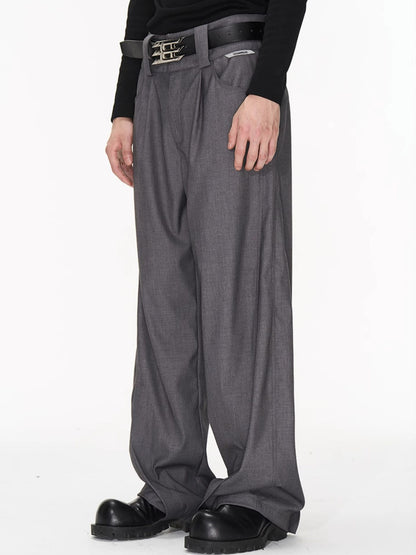 Loose Relax Straight Casual Wide-Pants