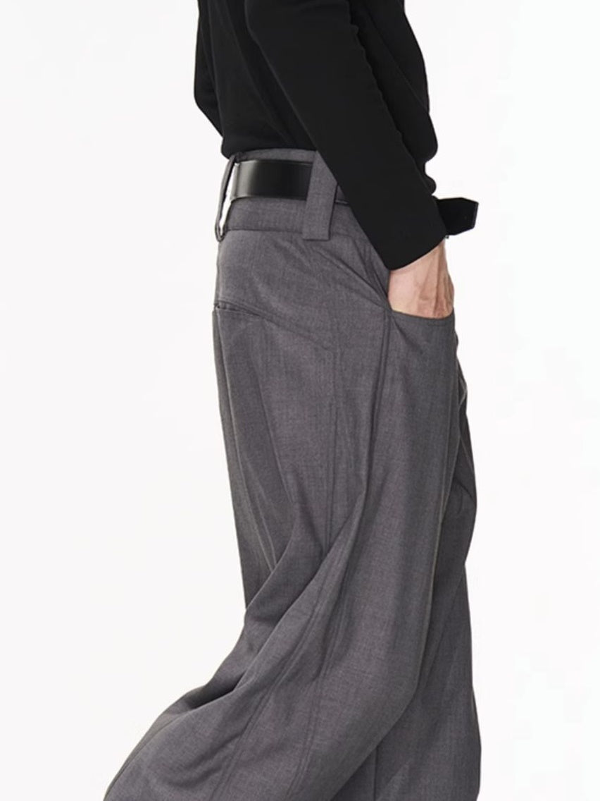 Loose Relax Straight Casual Wide-Pants