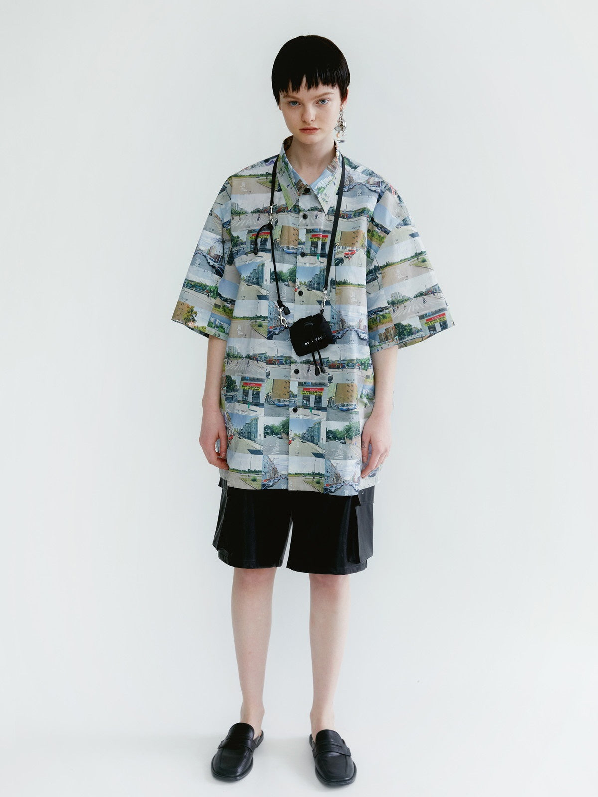 Unisex Scenery Picture Unique Oversize Shirt