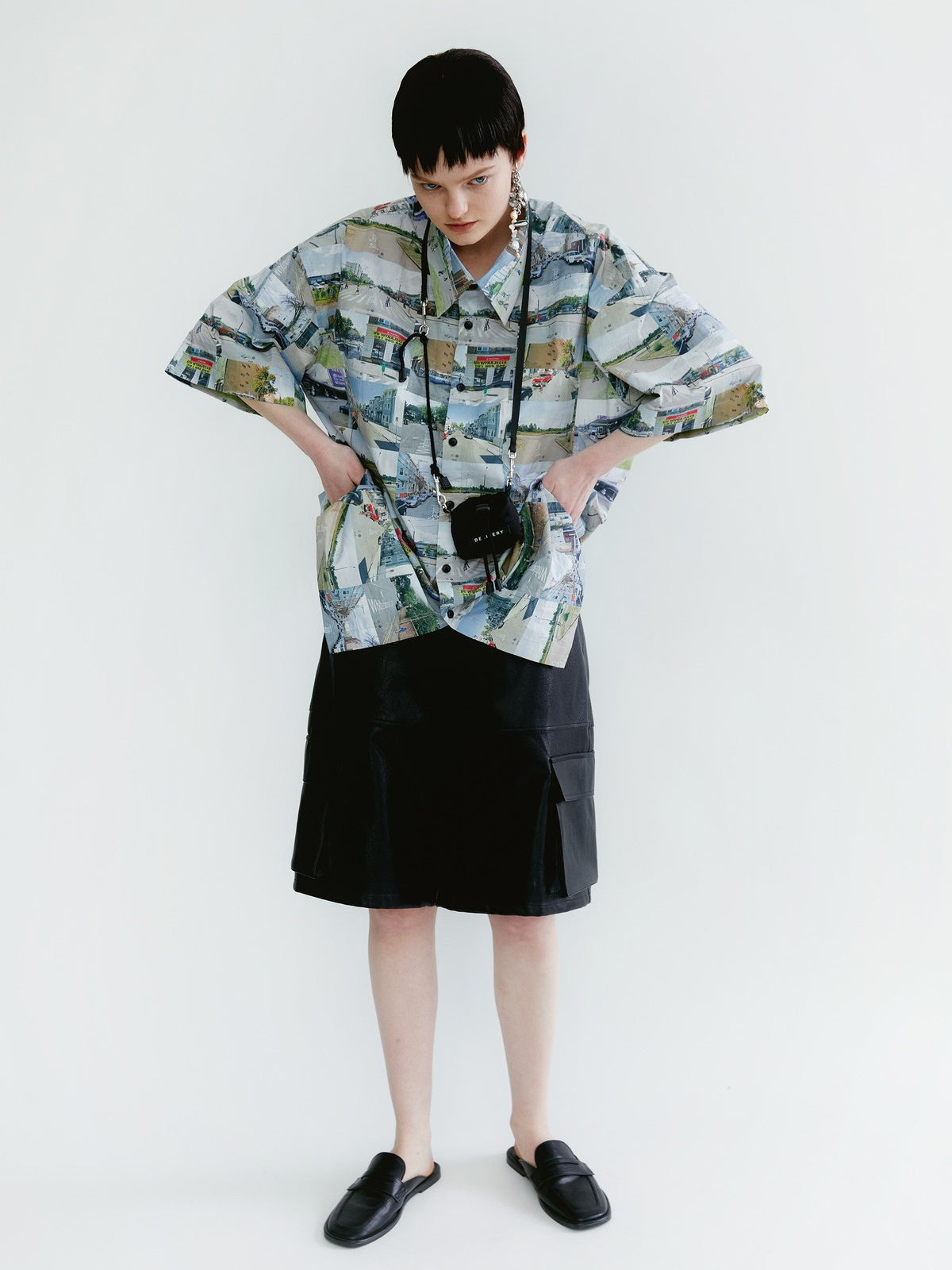 Unisex Scenery Picture Unique Oversize Shirt