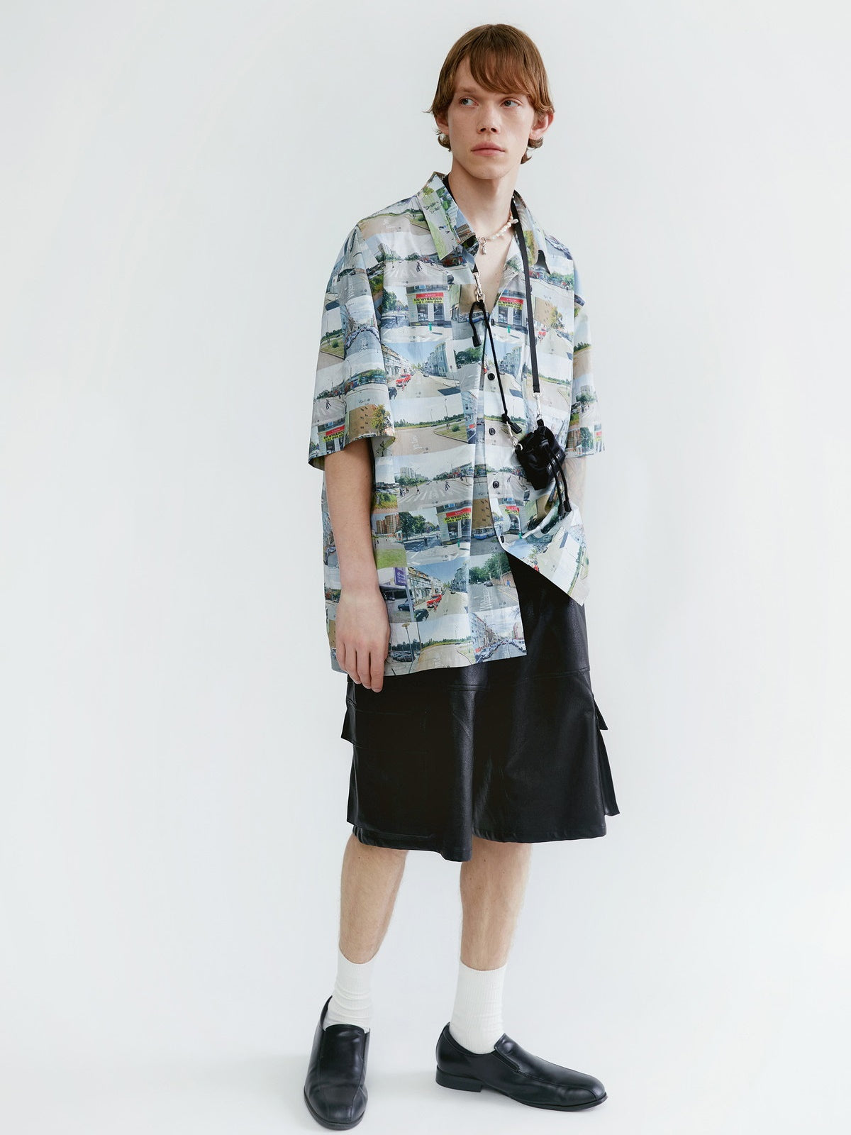 Unisex Scenery Picture Unique Oversize Shirt