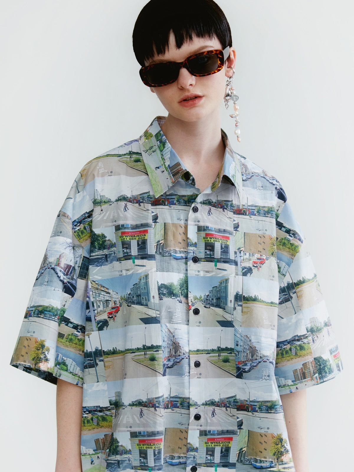 Unisex Scenery Picture Unique Oversize Shirt