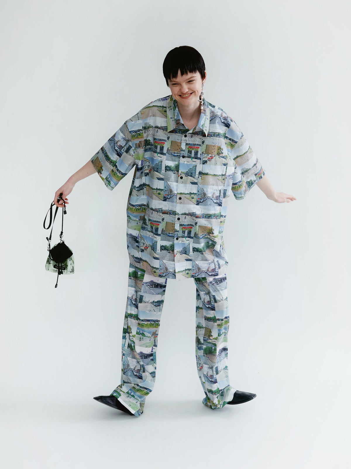 Unisex Scenery Picture Unique Oversize Shirt