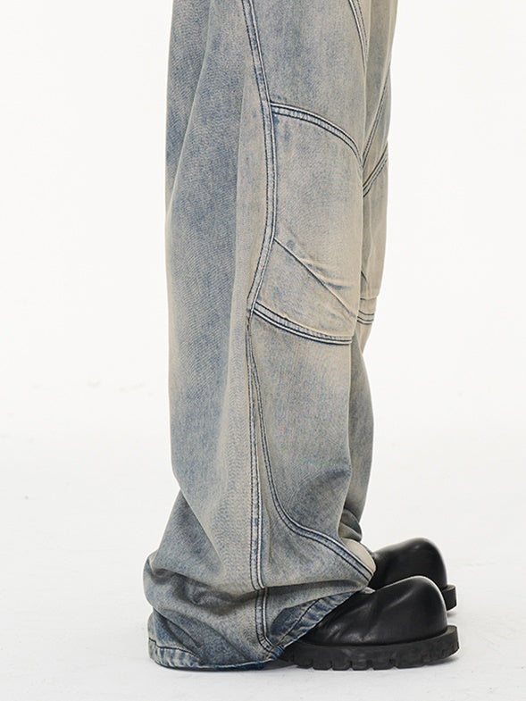 Denim Retrp Wide Nichi Pants