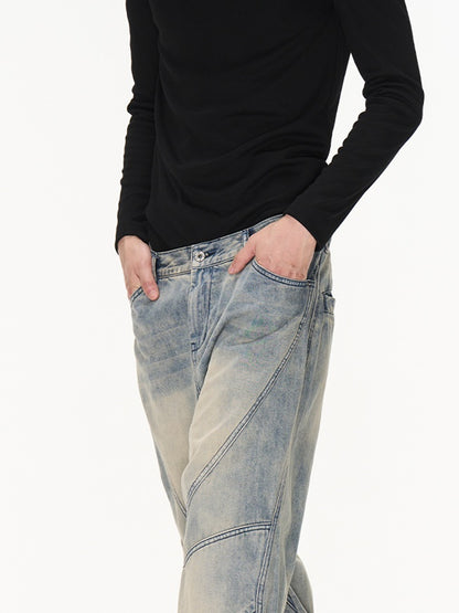 Pantalon de nichi rétro en denim