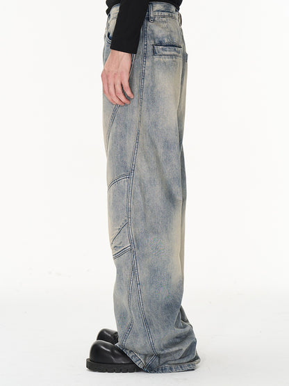 Pantalon de nichi rétro en denim