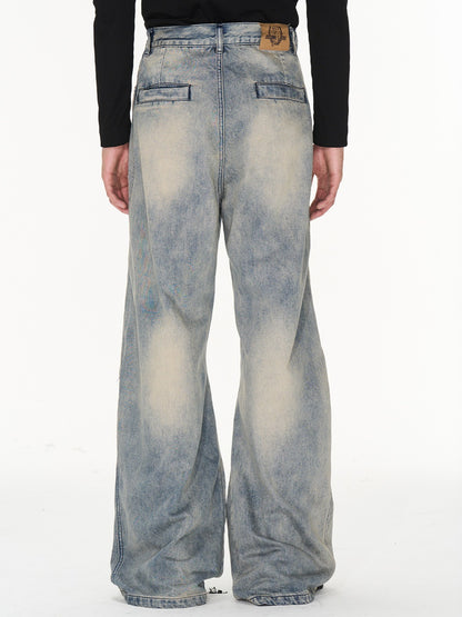 Pantalon de nichi rétro en denim