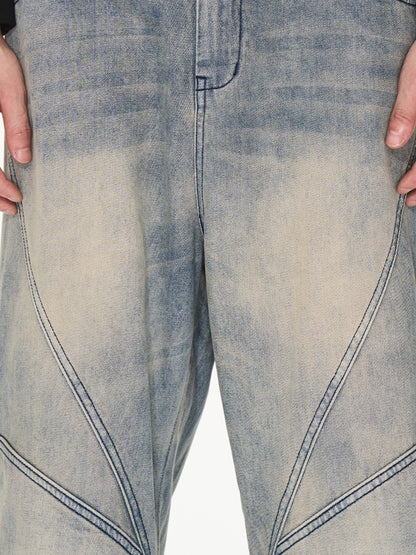 Denim Retrp Wide Nichi Pants