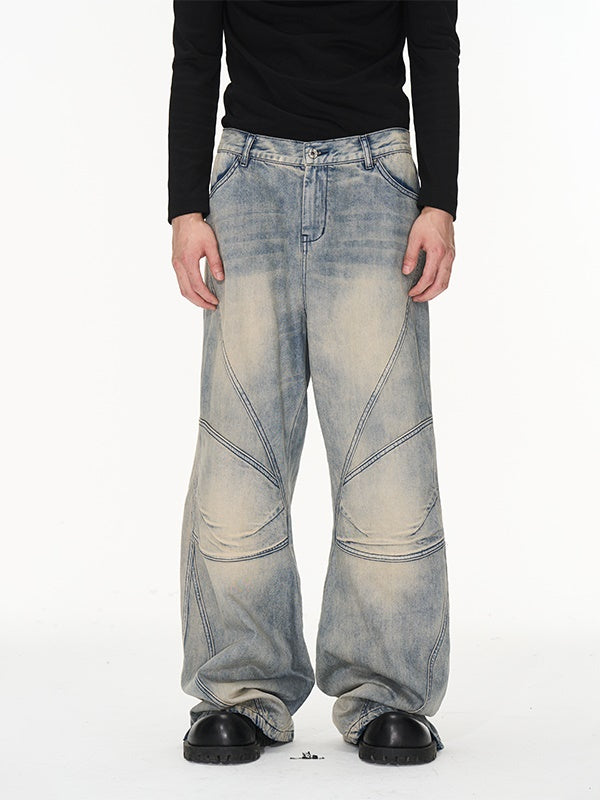 Denim Retrp Wide Nichi Pants