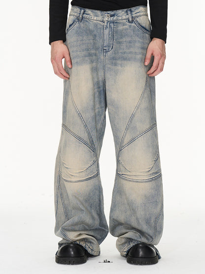 Denim Retrp Wide Nichi Pants