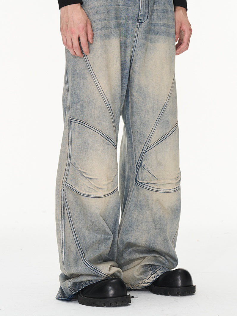 Pantalon de nichi rétro en denim