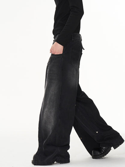 Denim Flare Slit Nichi Pants