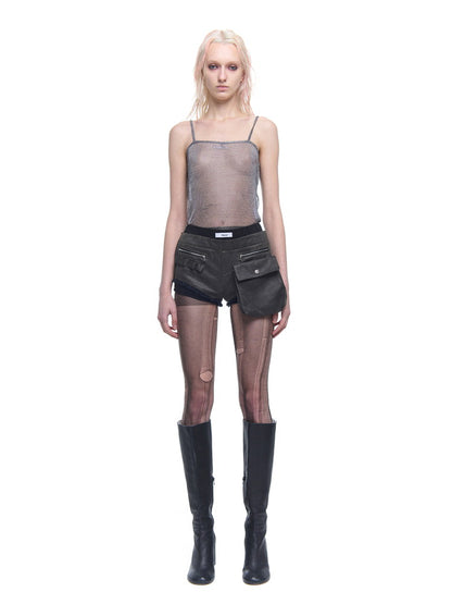 Mesh See-Through Layered Camisole