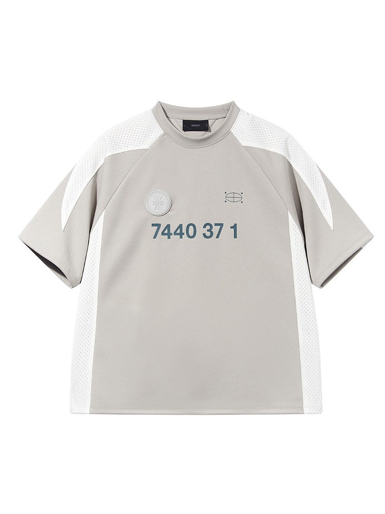 Logo-Print Casual Crew-Neck Oversie T-Shirt