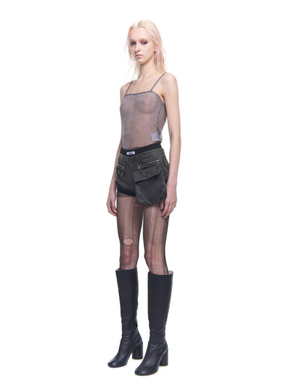 Mesh See-Through Layered Camisole