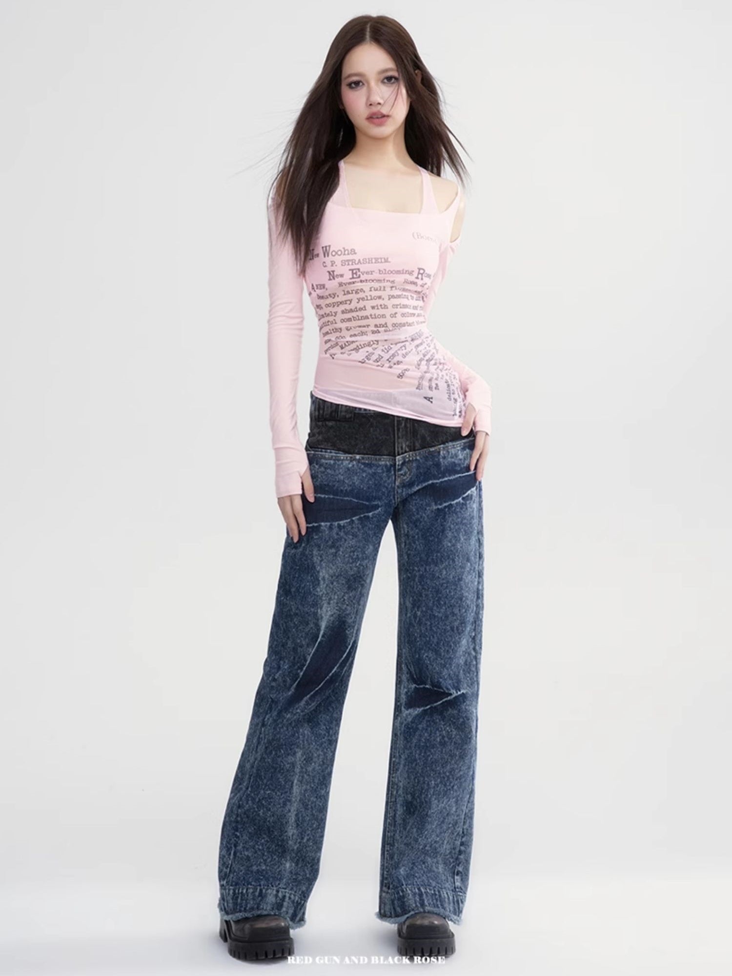 Denim Straight Casual Nichi Pants