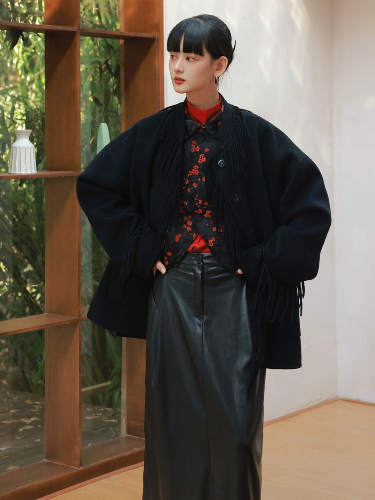 China Wool Tassel Nichi Jacket