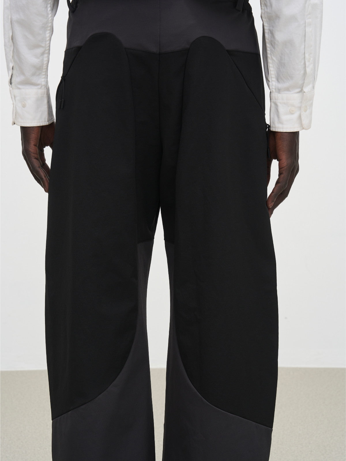 Drastring Casual Straight Plain Pants