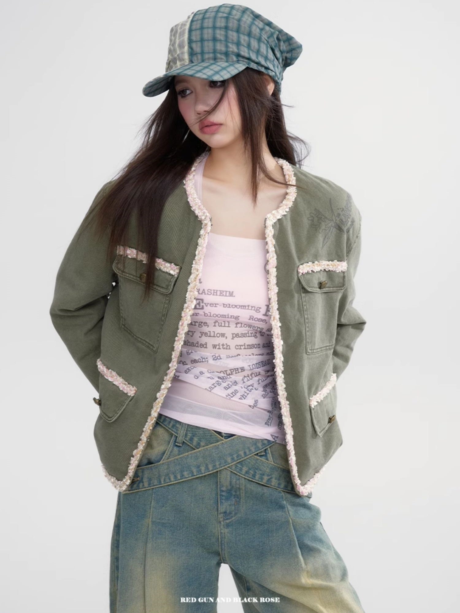 Casual Boa No-Collar Retro Oversize Jacket