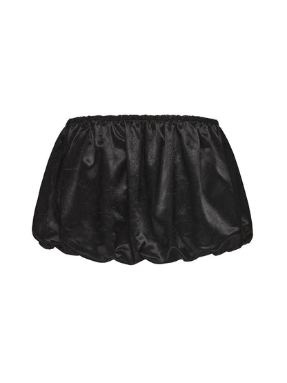 Satin Plain Balloon Short-Pants