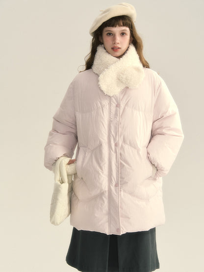 Cotton Boa-Muffler Pale-Tone Pale-Tone Niedes übergroße Quiltjacke