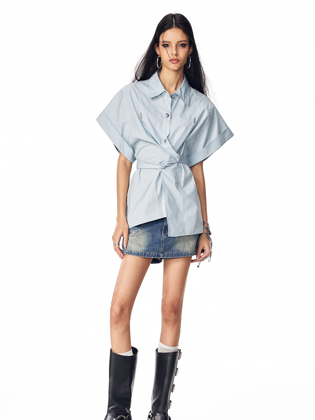 Unique Oversize Arrange Casual Shirt