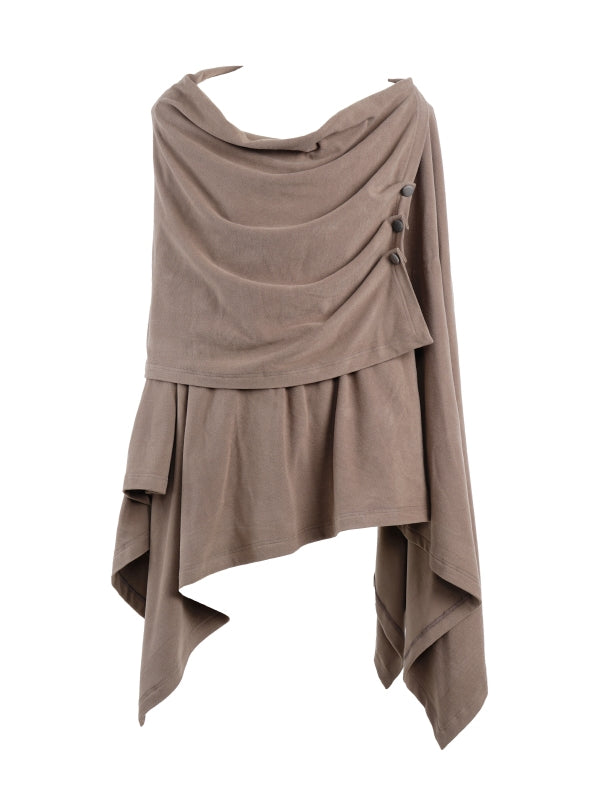 Asymmetry Classy Loose Ovresize Drape Tops