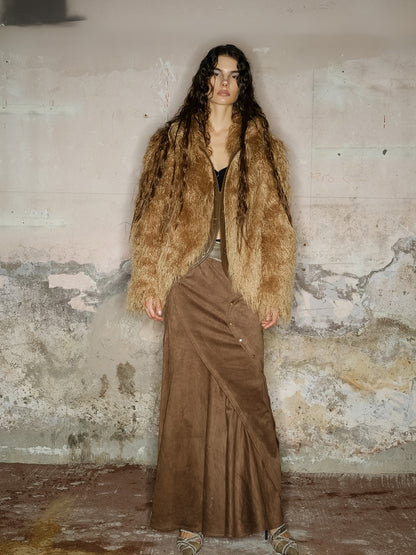 Elegantes flauschig High-End-Fur-Jacket