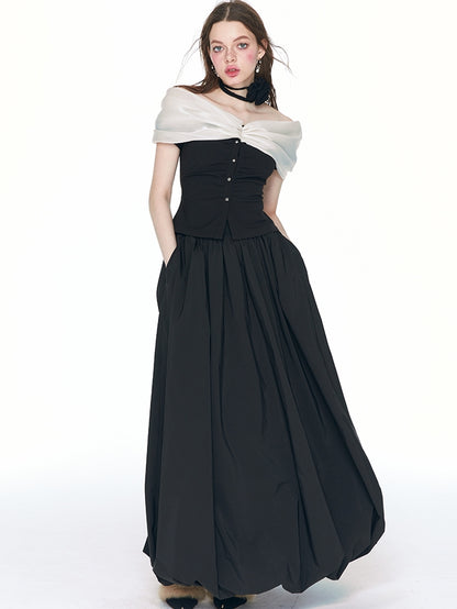 Ballon Maxi Elegant Flare-Skirt