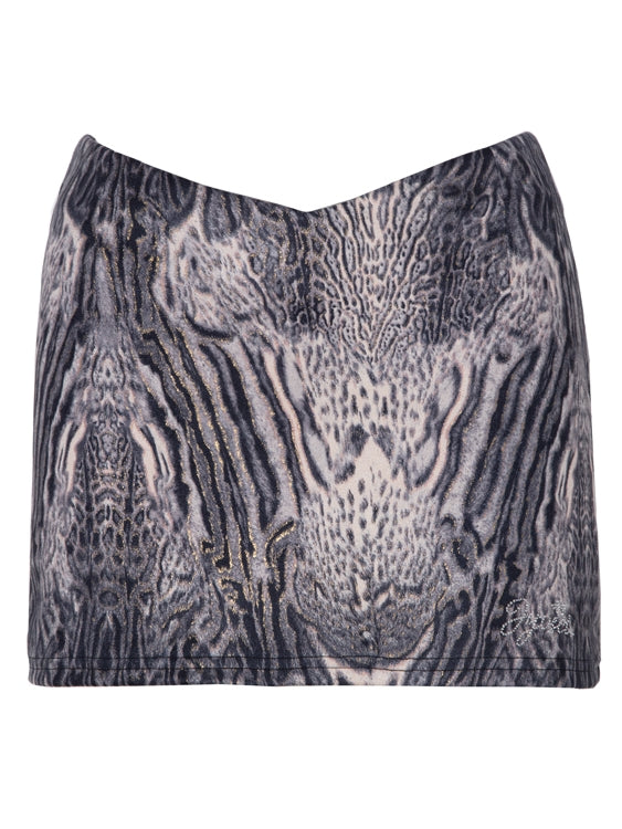 Nichi Leopard Tight Cool Suit Tops＆Mini-Skirt