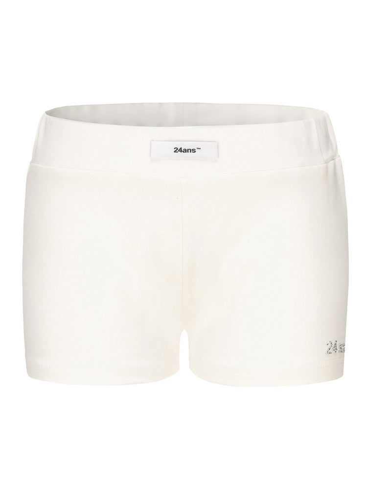 Tight High-Waist Plain Short-Pants