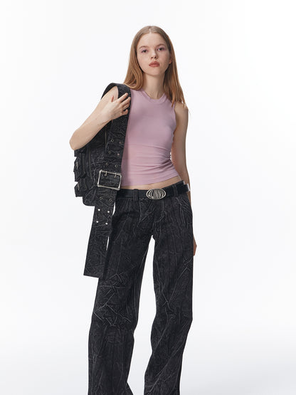 Messenger Denim Wide Bag