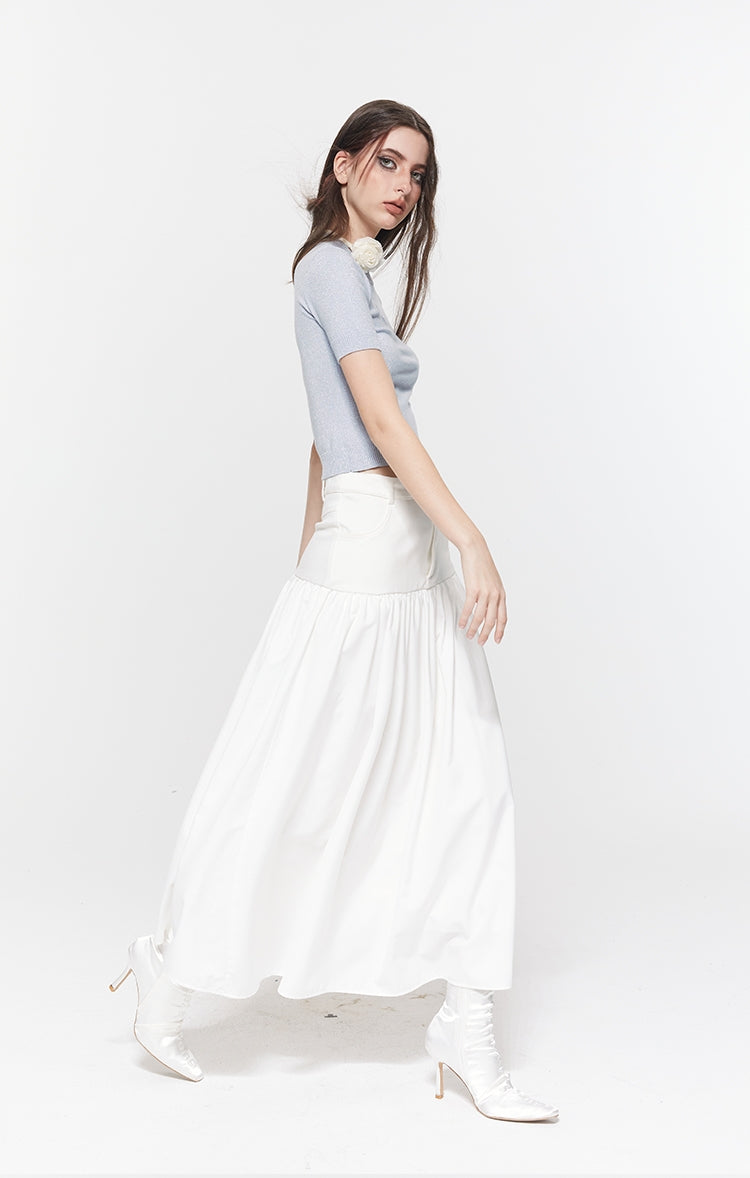 Plain Mix Nichi Long-Skirt